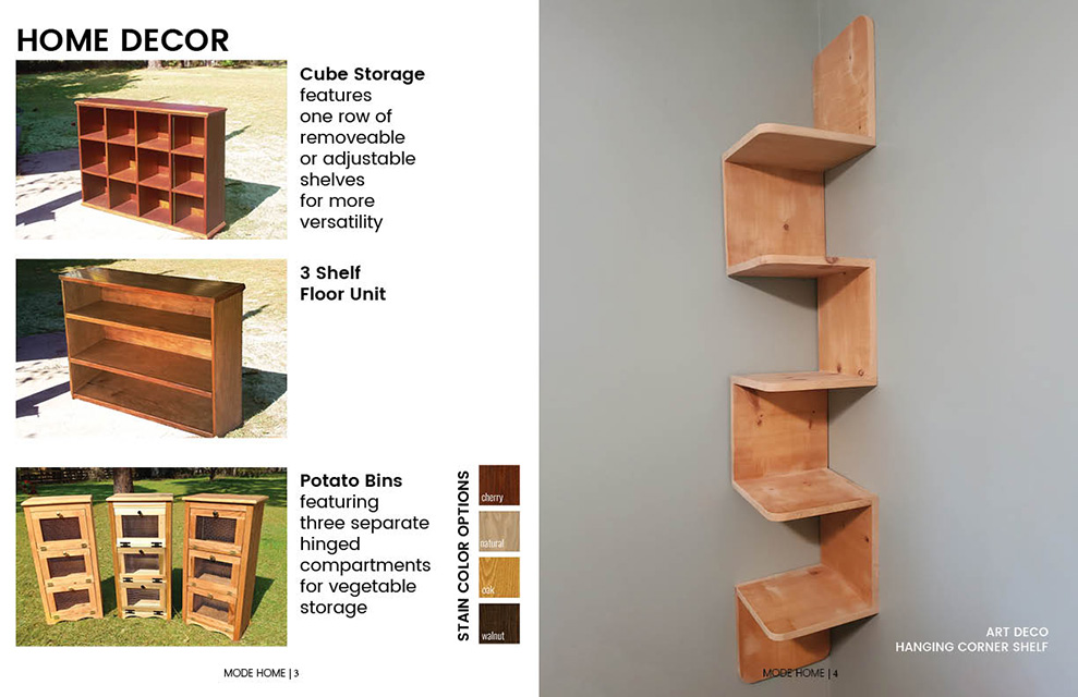 Furniture Catalog Pages 4 and 5